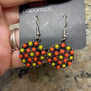 Orange and Yellow Earrings